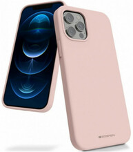 Telefoniümbris Mercury Silicone, Samsung Galaxy A14 4G/A14 5G, roosakas-beež