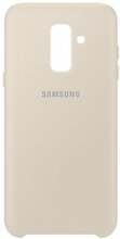 Telefoniümbris Samsung Dual Layer Case EF-PA605CFE, Galaxy A6+ (2018), kuldne