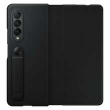 Telefoniümbris Samsung Leather Flip Cover EF-FF926LBE, Samsung Galaxy Z Fold 3, must