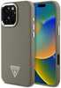 Telefoniümbris Guess PU Grained Triangle Logo, Apple iPhone 16 Pro Max, pruun