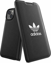 Telefoniümbris Adidas OR Booklet Case BASIC 50181, Apple iPhone 14, must/must-valge
