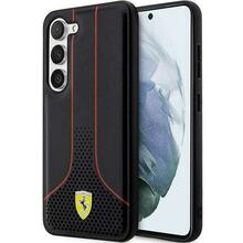 Telefoniümbris Ferrari FEHCS23SPCSK Perforated 296 P, Samsung Galaxy S23, must