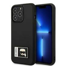 Telefoniümbris Karl Lagerfeld KLHCP13X3DKPK Ikonik Patch, Apple iPhone 13 Pro Max, must