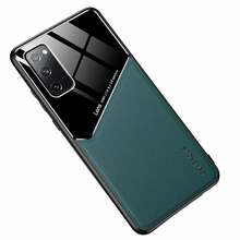 Telefoniümbris Mocco Lens Leather Back Case, Apple iPhone 12 Pro, roheline