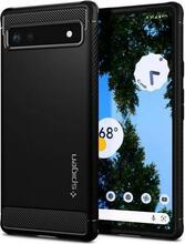Telefoniümbris Spigen Rugged Armor, Google Pixel 6a, must