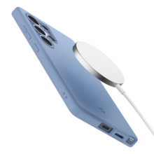 Telefoniümbris Spigen Silicone Fit Mag, Samsung Galaxy S25 Ultra, sinine