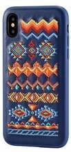 Telefoniümbris Devia Flower Embroidery, Apple iPhone X/XS, sinine