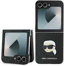 Telefoniümbris Karl Lagerfeld PU Saffiano Monogram, Samsung Galaxy Z Flip 6, must