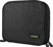 Ugreen 50147 LP149 universaalne tarvikutekott, HDD/SSD, telefoni kaablid, 24,5 x 17,5 x 5 cm, hall