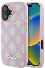 Telefoniümbris Guess Peony Script MagSafe GUHMP16SPGPYSP, Apple iPhone 16, roosa