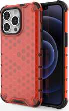Telefoniümbris Hurtel Honeycomb, Apple iPhone 13 Pro, punane