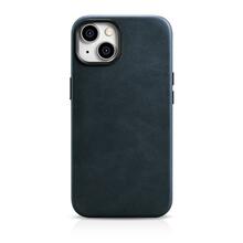 Telefoniümbris iCarer Oil Wax Premium Leather WMI14220703-BU, Apple iPhone 14 Plus, sinine