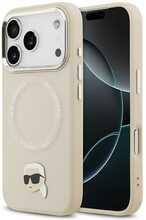 Telefoniümbris Karl Lagerfeld Karl Pin MagSafe, Apple iPhone 17 Pro Max, beež