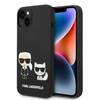 Telefoniümbris Karl Lagerfeld KLHMP14MSSKCK, Apple iPhone 14 Plus 6.7, must, Liquid Silicone Karl & Choupette Magsafe