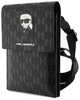 Telefoniümbris Karl Lagerfeld KLWBSAKHPKK Handbag, must Saffiano Monogram Ikonik