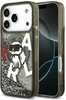 Telefoniümbris Karl Lagerfeld Liquid Glitter Choupette Logo MagSafe, Apple iPhone 17 Pro, must