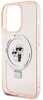 Telefoniümbris Karl Lagerfeld Ring Stand Karl&Choupette MagSafe KLHMP15LHMRSKCP, Apple iPhone 15 Pro, roosa