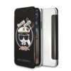 Karl Lagerfeld Signature Glitter KLFLBKPXKSB ümbris, Apple iPhone X/XS, must