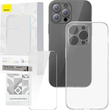 Läbipaistev ümbris ja karastatud klaas Baseus Corning, Apple iPhone 12 Pro