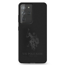 Telefoniümbris U.S. POLO ASSN USHCS21LSLHRTBK, Samsung Galaxy S21 Ultra 5G, must