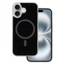 Glossy MagSafe ümbris, Apple iPhone 16, must, Tel Protect