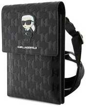 Telefoniümbris Karl Lagerfeld KLWBSAKHPKK Handbag, must Saffiano Monogram Ikonik