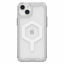 Telefoniümbris Urban Armor Gear Plyo MagSafe, Apple iPhone 15 Plus, läbipaistev/valge