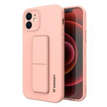Wozinsky Kickstand silikoonümbris, Apple iPhone XS Max, roosa