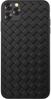 Telefoniümbris Devia Woven Pattern Design Soft Case, Apple iPhone 11 Pro, must