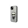 Telefoniümbris Karl Lagerfeld KLHCP14XGFKPG Glitter Flakes Ikonik, Apple iPhone 14 Pro Max, hõbedane