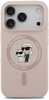 Karl Lagerfeld Liquid Silicone Karl and Choupette MagSafe ümbris, Apple iPhone 17 Pro, roosa