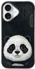Telefoniümbris Nimmy Big Eyed Pet 2.0 Panda, Apple iPhone 16, must