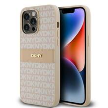 Telefoniümbris DKNY Leather Mono Stripe & Metal Logo DKHCP14XPRTHSLP, Apple iPhone 14 Pro Max, roosa