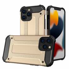 Telefoniümbris Hurtel Hybrid Armor, Apple iPhone 13 Pro Max, kuldne