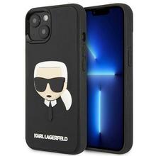 Karl Lagerfeld 3D Rubber Karl`s Head KLHCP14MKH3DBK ümbris, Apple iPhone 14 Plus, must
