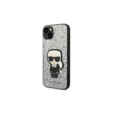 Telefoniümbris Karl Lagerfeld KLHCP14XGFKPG Glitter Flakes Ikonik, Apple iPhone 14 Pro Max, hõbedane