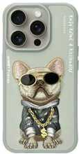Telefoniümbris Nimmy Glasses Cool Dog, Apple iPhone 15 Pro 6.1, hall