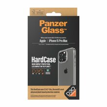 Telefoniümbris PanzerGlass HardCase D3O, Apple iPhone 15 Pro Max, läbipaistev