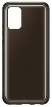 Telefoniümbris Samsung Soft Clear Cover, Samsung Galaxy A02S, must