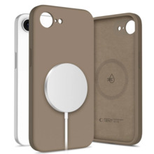 Telefoniümbris Tech-Protect Liquid Silicone MagSafe, Apple iPhone 16e, pruun