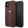 Telefoniümbris BMW Leather Curve Perforate BMHCN61RSPPR, Apple iPhone 11, punane