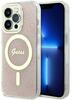 Telefoniümbris Guess 4G MagSafe GUHMP14LH4STP, Apple iPhone 14 Pro, roosa