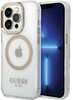 Telefoniümbris Guess Metal Outline Magsafe GUHMP15SHTRMD, iPhone 15 6,1, kuldne