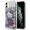Hello Kitty HKHCN61HDGPHT kõvakaaneline ümbris, Apple iPhone 11/Xr 6.1, valge