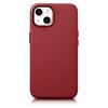 iCarer Leather ümbris, Apple iPhone 14 Plus, punane
