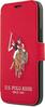 Telefoniümbris U.S. Polo Assn. USFLBKP12LPUGFLRE, Apple iPhone 12 Pro Max, punane