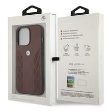 Telefoniümbris BMW BMHCP13SRSPPR Leather Curve Perforate, Apple iPhone 13 Mini, punane