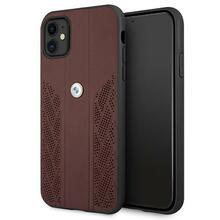 Telefoniümbris BMW Leather Curve Perforate BMHCN61RSPPR, Apple iPhone 11, punane