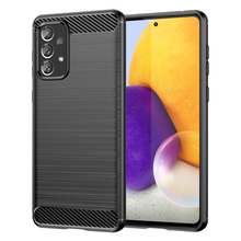 Carbon Case painduv TPU ümbris, Samsung Galaxy A73, must