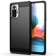 Forcell Carbon ümbris, Xiaomi Poco M4 Pro 5G / Redmi Note 11T 5G / Redmi Note 11S 5G, must